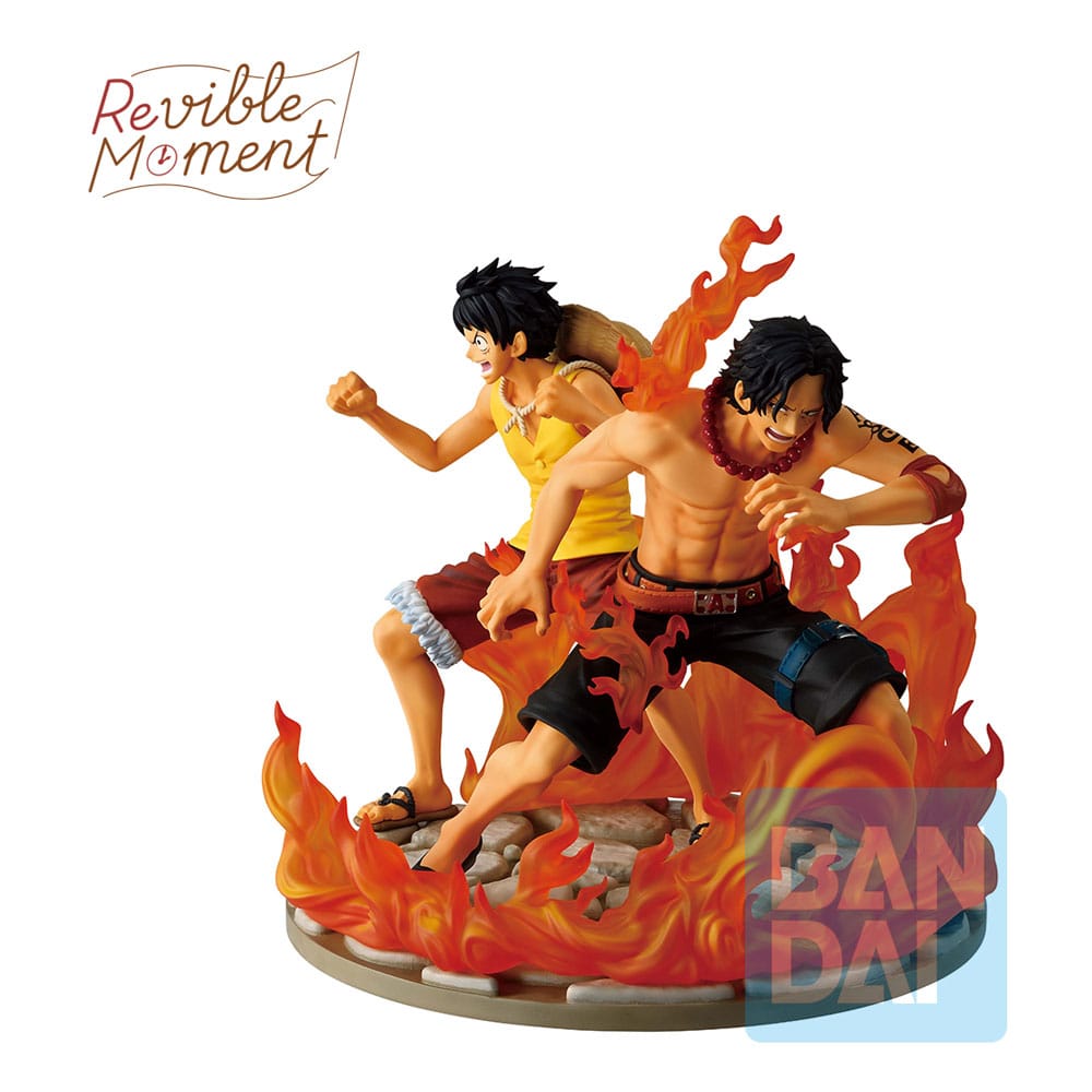 One Piece Dramatic Memories Ichibansho PVC Statue Ace & Luffy 15 cm Prizefiguren Yokina