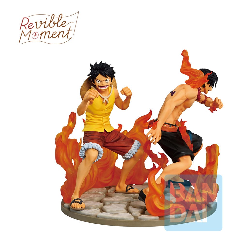 One Piece Dramatic Memories Ichibansho PVC Statue Ace & Luffy 15 cm Prizefiguren Yokina