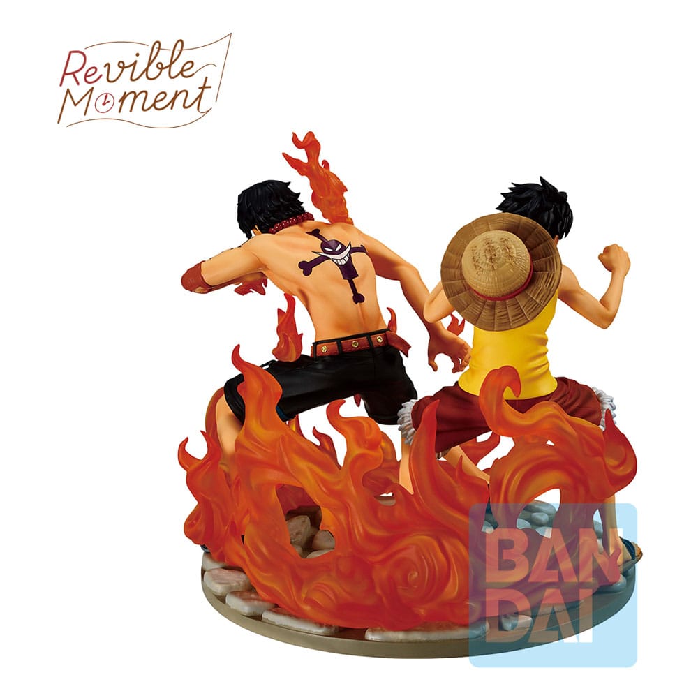 One Piece Dramatic Memories Ichibansho PVC Statue Ace & Luffy 15 cm Prizefiguren Yokina
