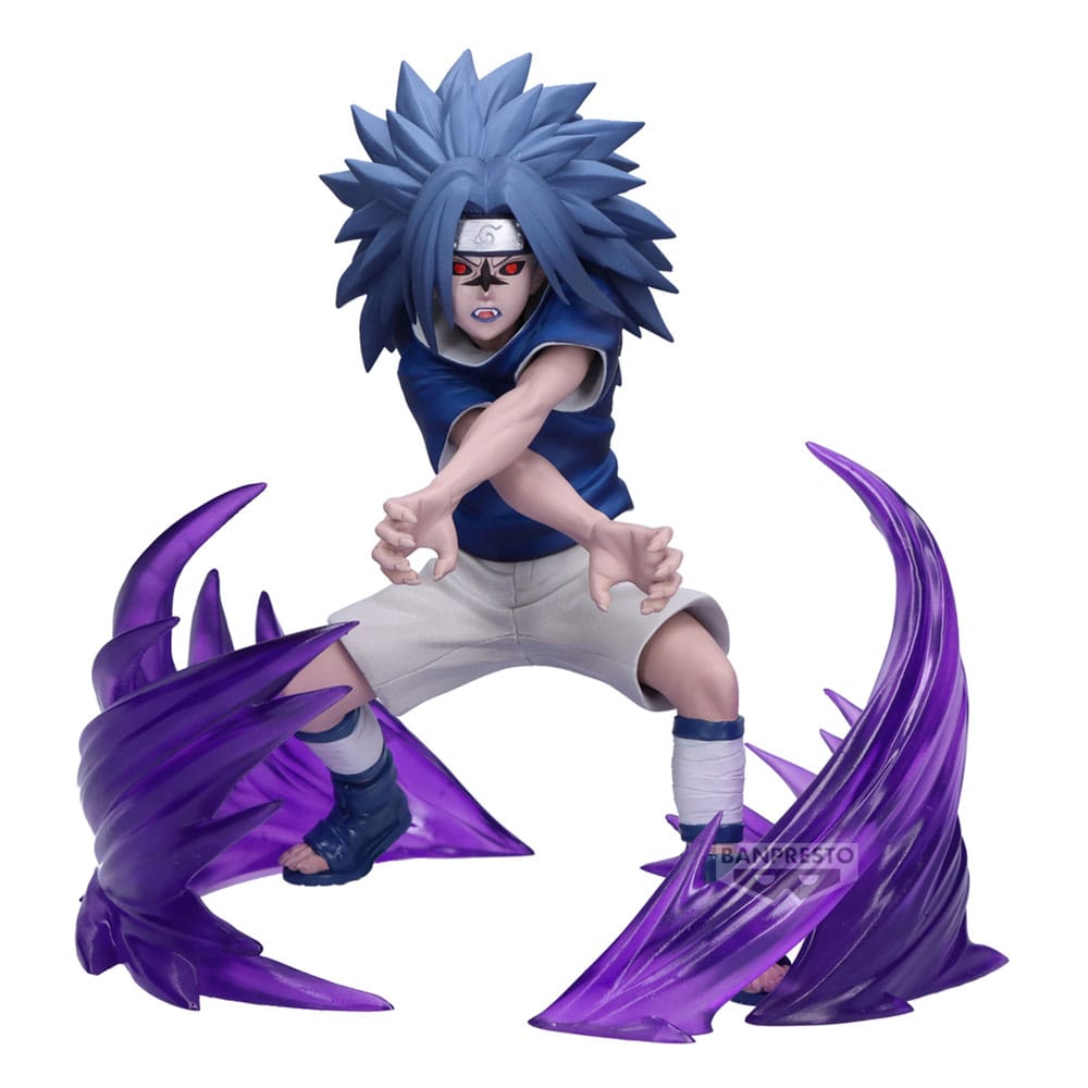 Naruto 72 series Vibration Stars PVC Statue Naruto Uzumaki & Sasuke Uchiha Version B: Sasuke Uchiha 15 cm Prizefiguren Yokina