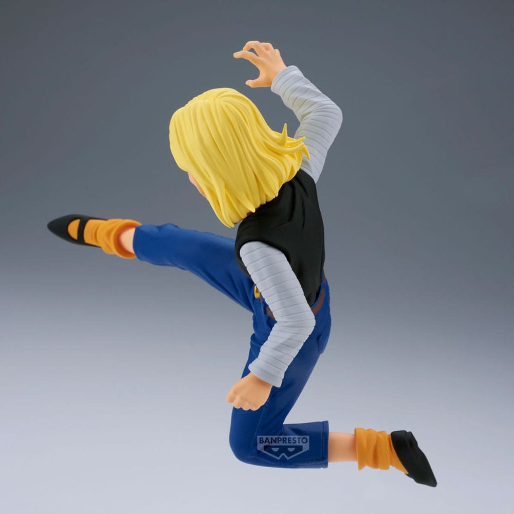 Dragon Ball Z Match Makers PVC Statue Android 18 11 cm Vs. Mr. Satan 8 cm Prizefiguren Yokina