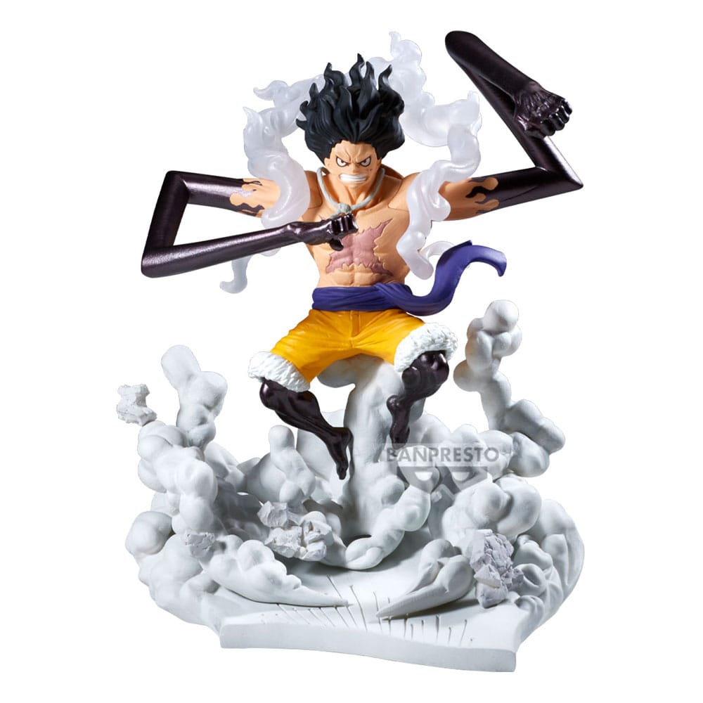 One Piece Senkozekkei PVC Statue Monkey D. Ruffy Gear 4 15 cm Prizefiguren Yokina