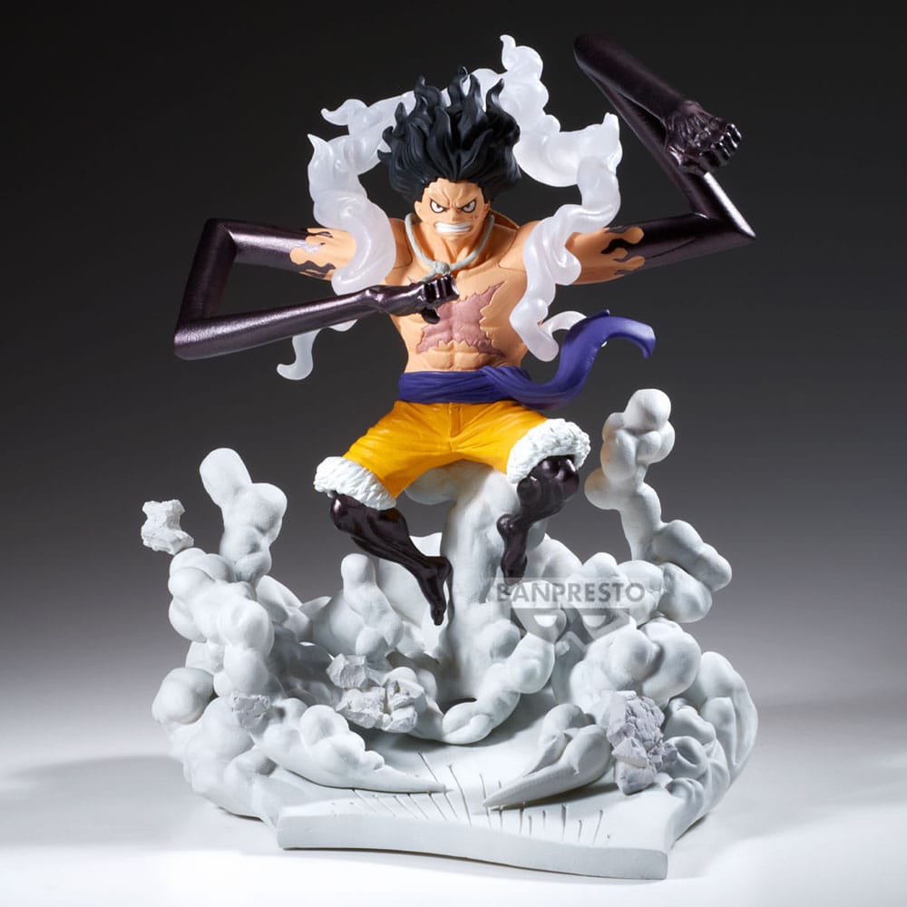 One Piece Senkozekkei PVC Statue Monkey D. Ruffy Gear 4 15 cm Prizefiguren Yokina