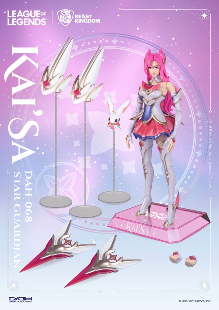 League of Legends Dynamic 8ction Heroes Actionfigur 1/9 Star Guardian Kai'Sa 19 cm Figmas Yokina