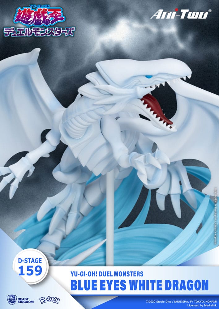Yu-Gi-Oh! Duel Monsters D-Stage PVC Diorama Blue Eyes White Dragon 15 cm Prizefiguren Yokina