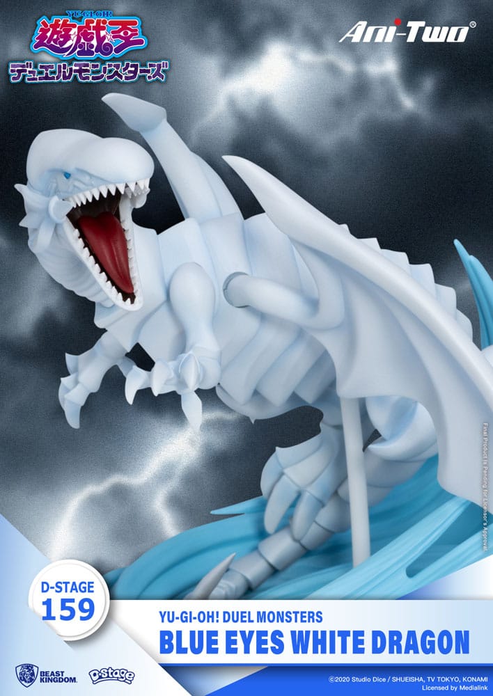 Yu-Gi-Oh! Duel Monsters D-Stage PVC Diorama Blue Eyes White Dragon 15 cm Prizefiguren Yokina