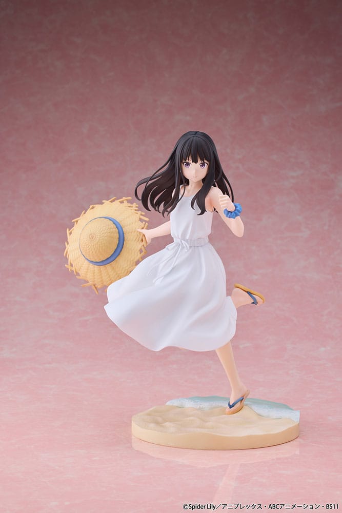 Lycoris Recoil PVC Statue 1/7 Takina Inoue White Dress Ver. 23 cm Scalefiguren Yokina