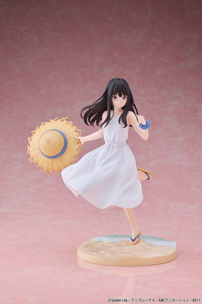 Lycoris Recoil PVC Statue 1/7 Takina Inoue White Dress Ver. 23 cm Scalefiguren Yokina