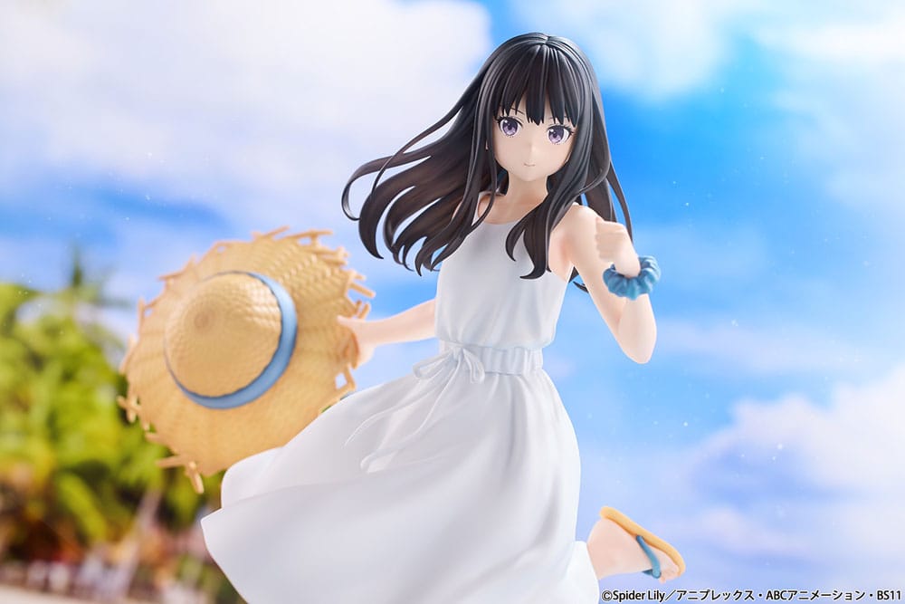 Lycoris Recoil PVC Statue 1/7 Takina Inoue White Dress Ver. 23 cm Scalefiguren Yokina