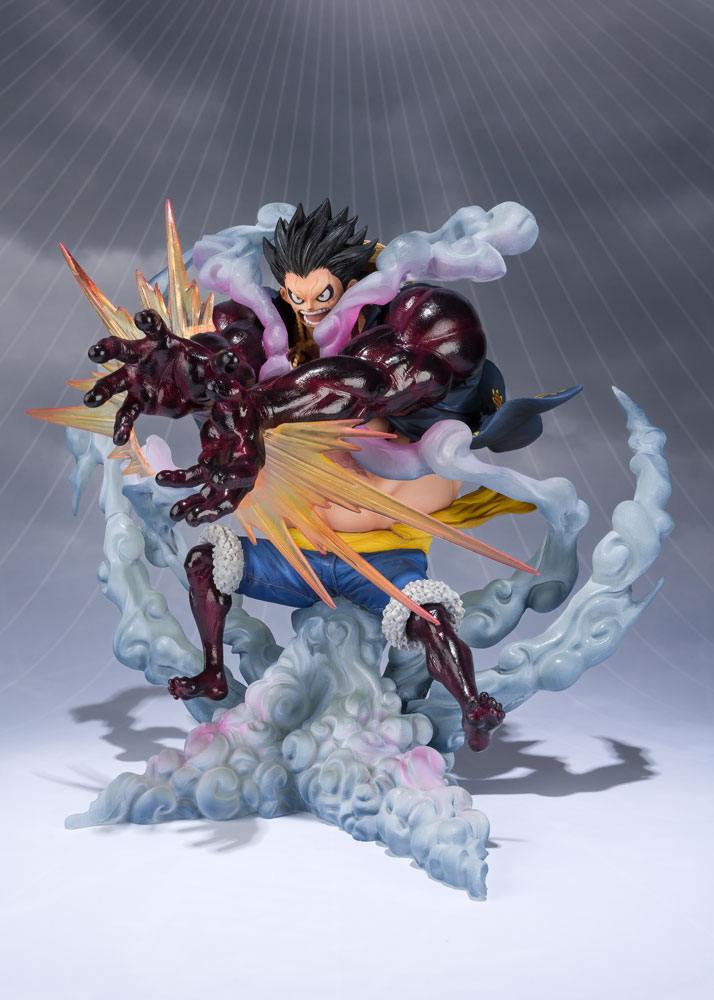 One Piece FiguartsZERO PVC Statue Monkey D. Ruffy Gear 4 Leo Bazooka Reissue 18 cm Prizefiguren Yokina