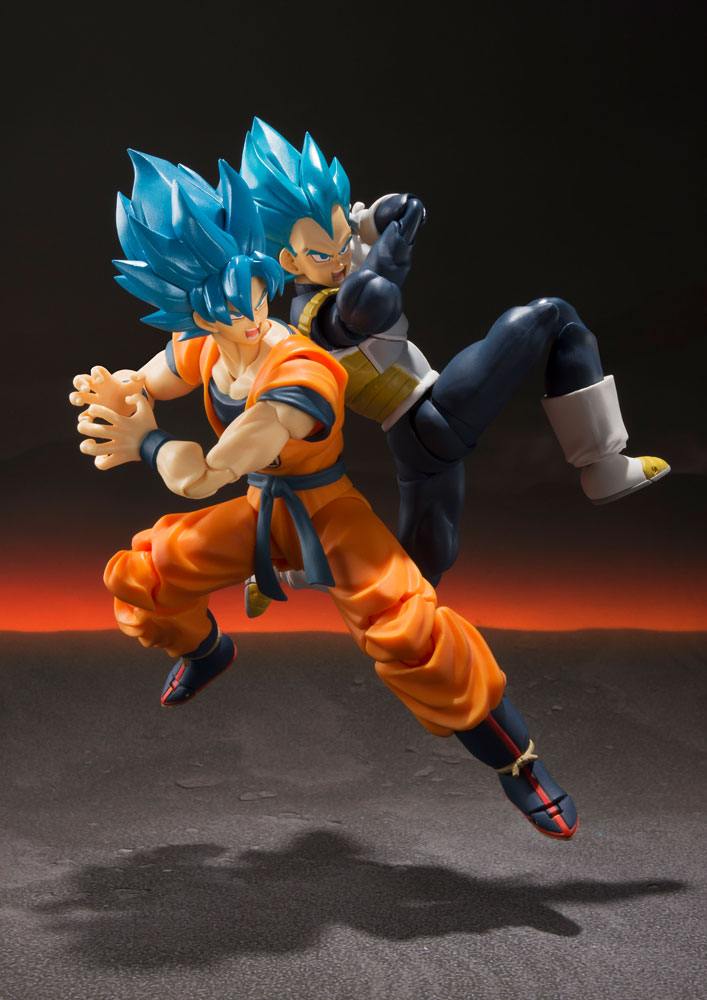 Dragon Ball Super Broly S.H. Figuarts Actionfigur Super Saiyajin God Goku 14 cm Figmas Yokina