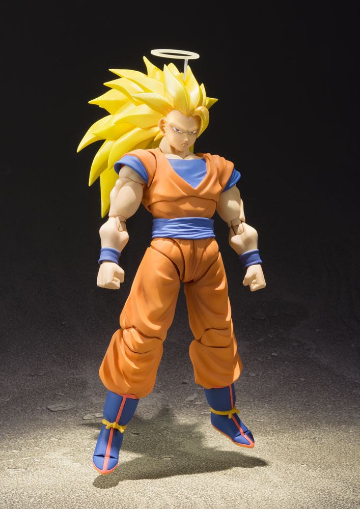 Dragon Ball Z S.H. Figuarts Actionfigur SSJ 3 Son Goku 16 cm Figmas Yokina