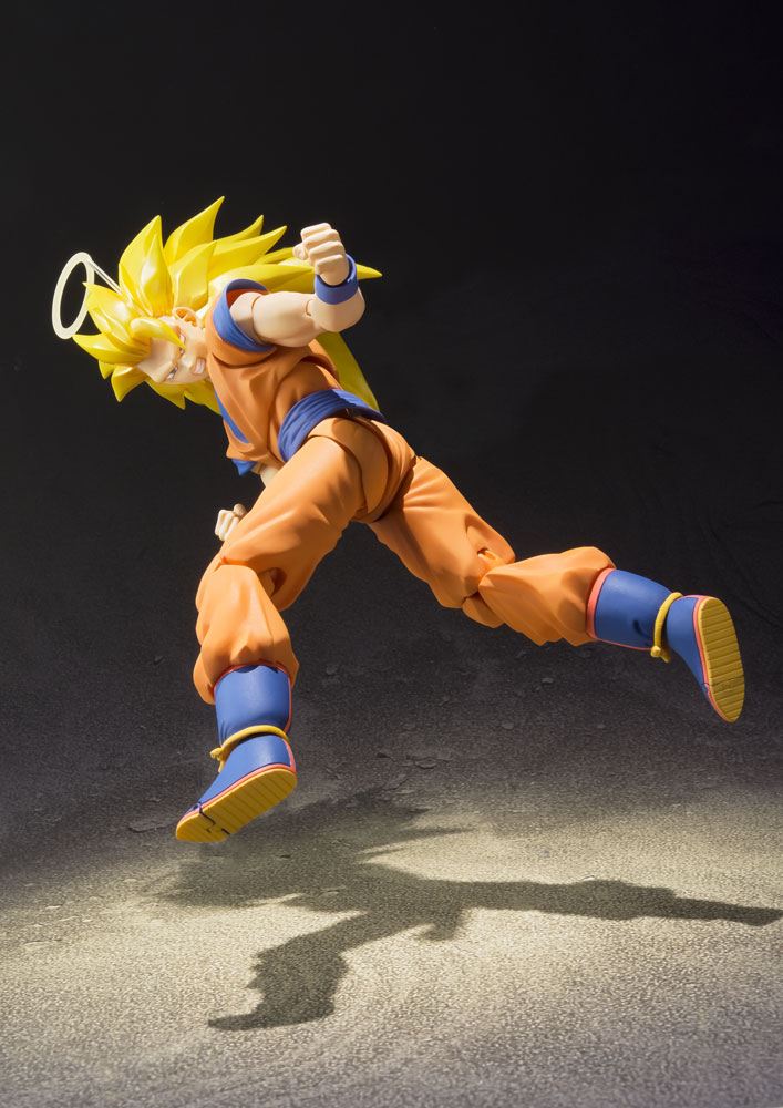 Dragon Ball Z S.H. Figuarts Actionfigur SSJ 3 Son Goku 16 cm Figmas Yokina
