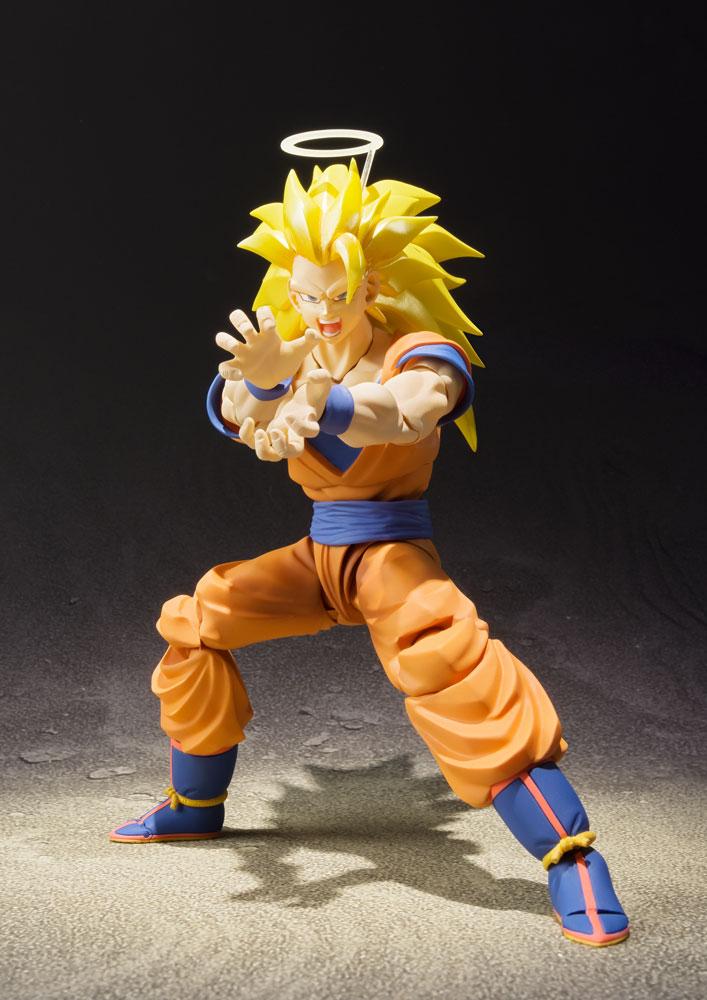 Dragon Ball Z S.H. Figuarts Actionfigur SSJ 3 Son Goku 16 cm Figmas Yokina