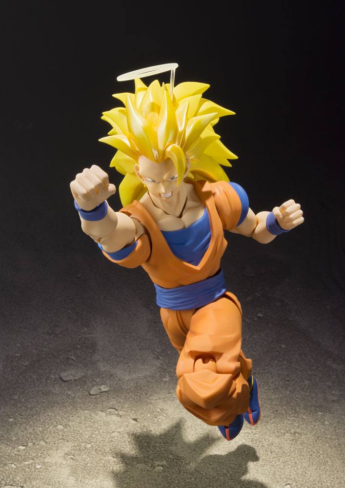 Dragon Ball Z S.H. Figuarts Actionfigur SSJ 3 Son Goku 16 cm Figmas Yokina