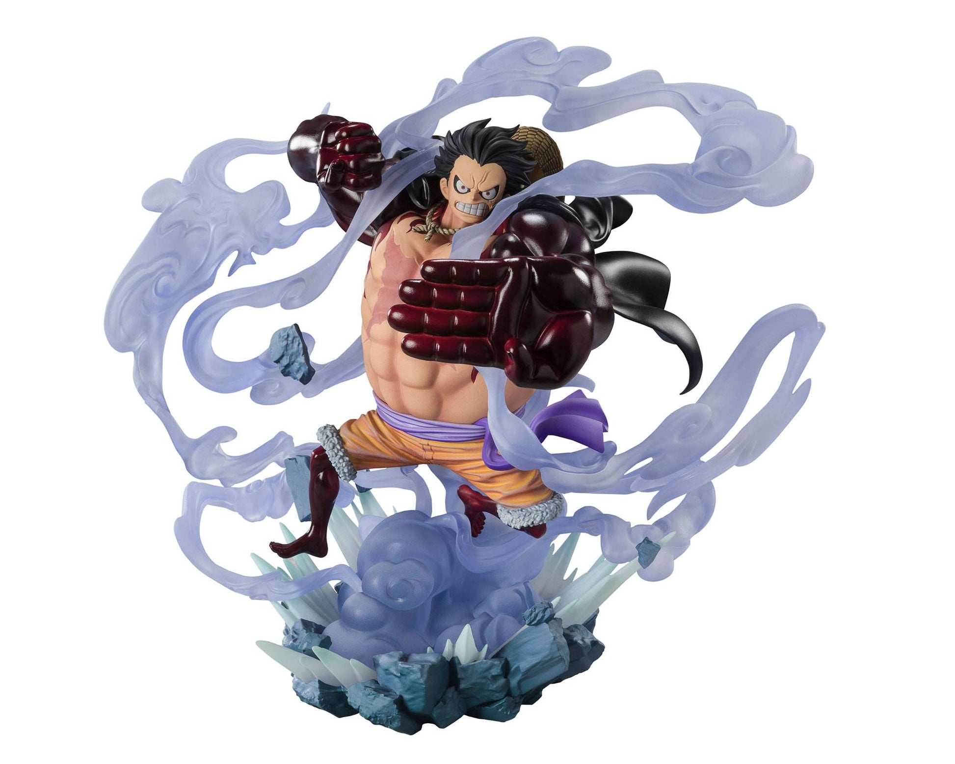 One Piece FiguartsZERO PVC Statue Extra Battle Monkey D. Ruffy Gear 4 Battle of Monsters on Onigashima 21 cm Prizefiguren Yokina