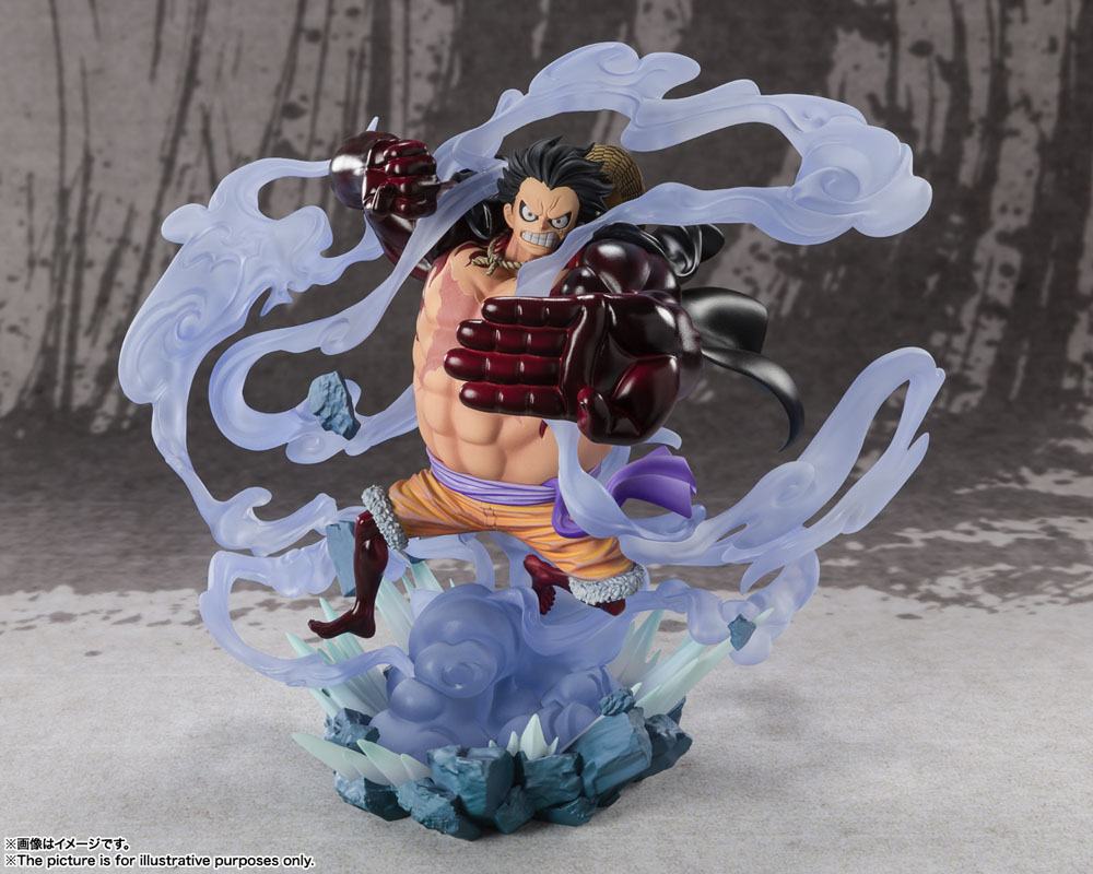 One Piece FiguartsZERO PVC Statue Extra Battle Monkey D. Ruffy Gear 4 Battle of Monsters on Onigashima 21 cm Prizefiguren Yokina