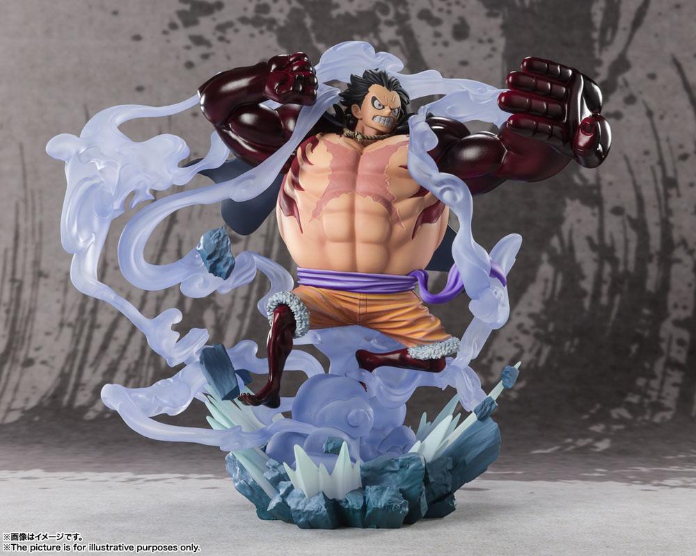 One Piece FiguartsZERO PVC Statue Extra Battle Monkey D. Ruffy Gear 4 Battle of Monsters on Onigashima 21 cm Prizefiguren Yokina