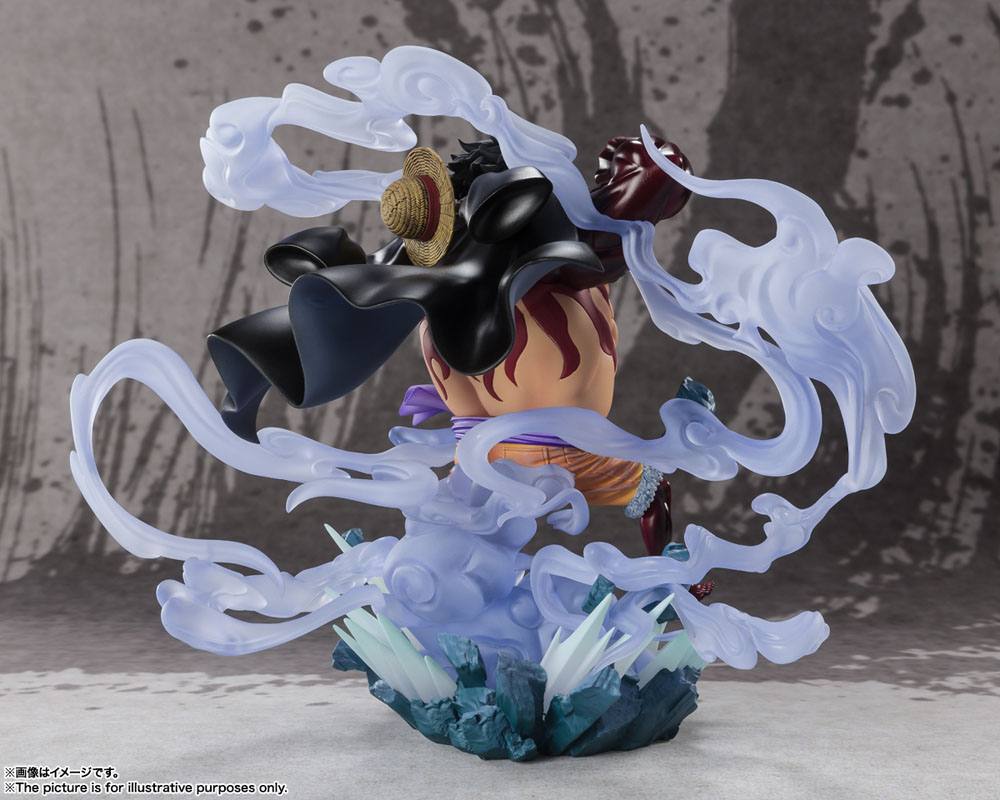 One Piece FiguartsZERO PVC Statue Extra Battle Monkey D. Ruffy Gear 4 Battle of Monsters on Onigashima 21 cm Prizefiguren Yokina