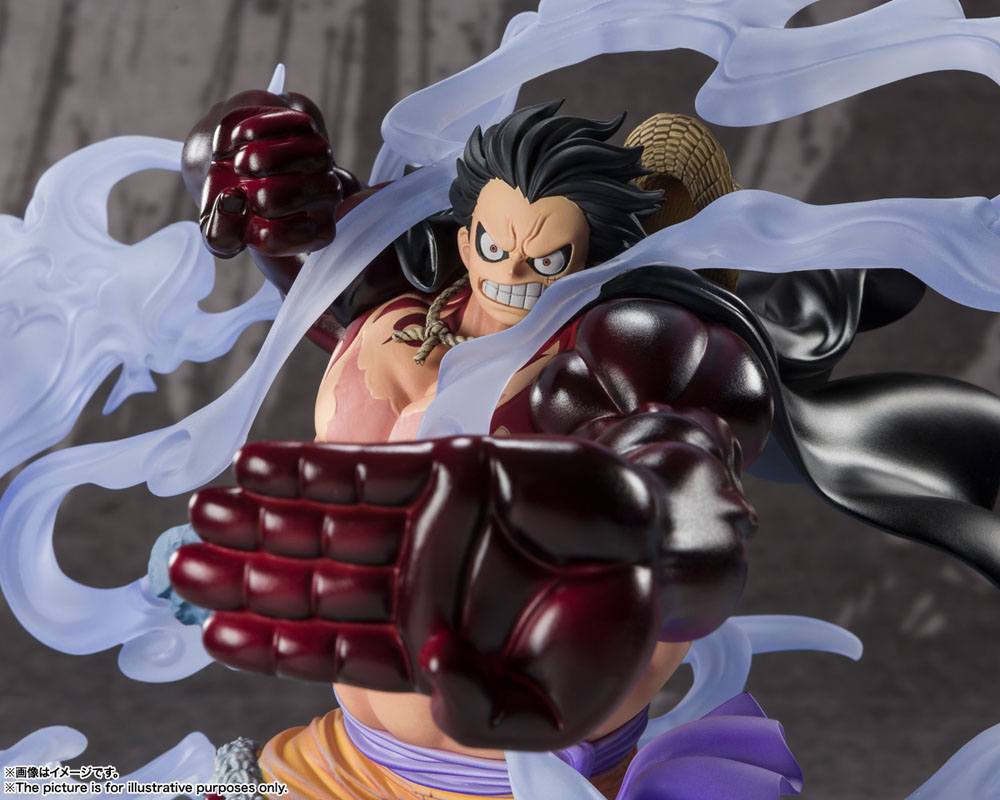 One Piece FiguartsZERO PVC Statue Extra Battle Monkey D. Ruffy Gear 4 Battle of Monsters on Onigashima 21 cm Prizefiguren Yokina