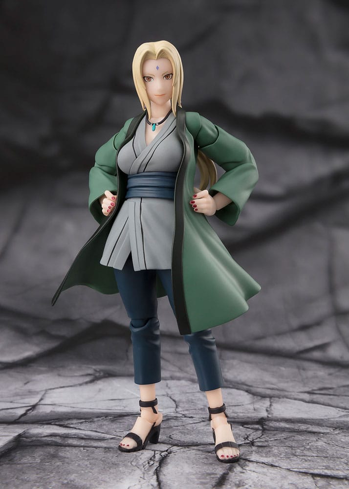 Naruto S.H.Figuarts Actionfigur Tsunade The legendary Medical Ninja 14 cm Figmas Yokina