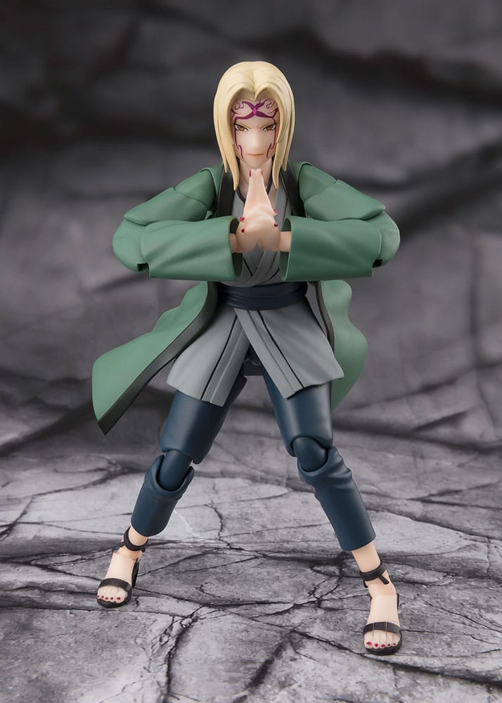Naruto S.H.Figuarts Actionfigur Tsunade The legendary Medical Ninja 14 cm Figmas Yokina