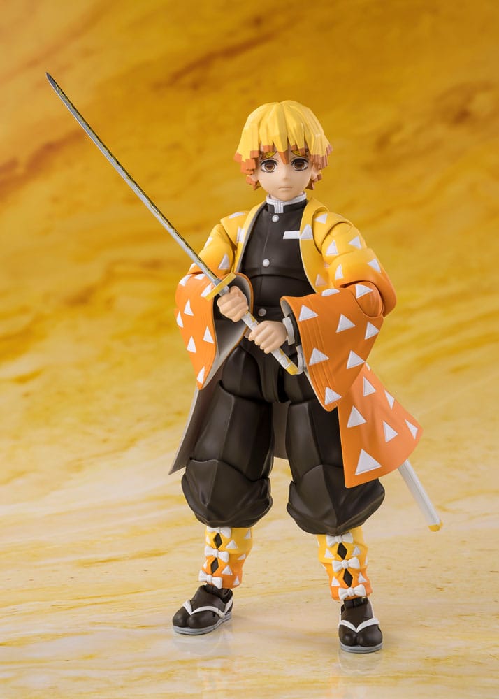 Demon Slayer: Kimetsu no Yaiba S.H.Figuarts PVC Actionfigur Zenitsu Agatsuma 14 cm Figmas Yokina
