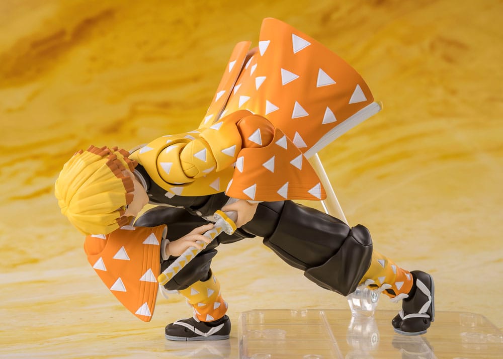 Demon Slayer: Kimetsu no Yaiba S.H.Figuarts PVC Actionfigur Zenitsu Agatsuma 14 cm Figmas Yokina