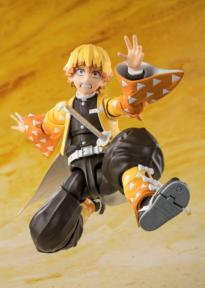 Demon Slayer: Kimetsu no Yaiba S.H.Figuarts PVC Actionfigur Zenitsu Agatsuma 14 cm Figmas Yokina