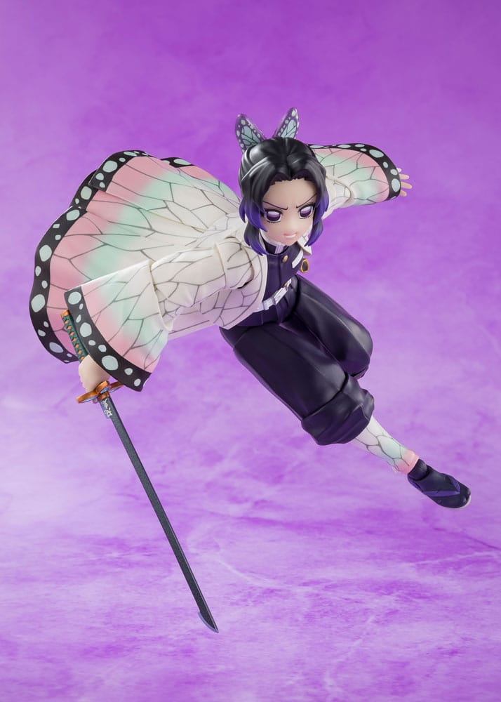 Demon Slayer: Kimetsu no Yaiba S.H.Figuarts Actionfigur Shinobu Kocho 13 cm Figmas Yokina