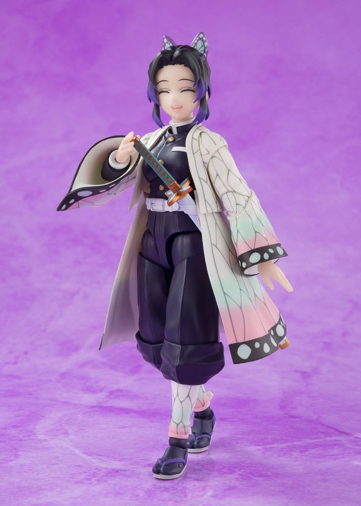 Demon Slayer: Kimetsu no Yaiba S.H.Figuarts Actionfigur Shinobu Kocho 13 cm Figmas Yokina