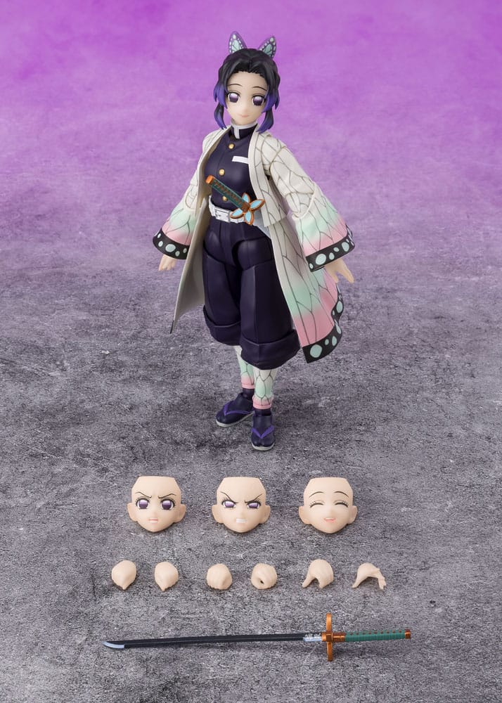 Demon Slayer: Kimetsu no Yaiba S.H.Figuarts Actionfigur Shinobu Kocho 13 cm Figmas Yokina