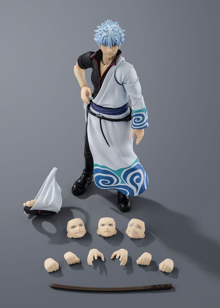 Gintama S.H.Figuarts Actionfigur Sakata Gintoki 15 cm Figmas Yokina
