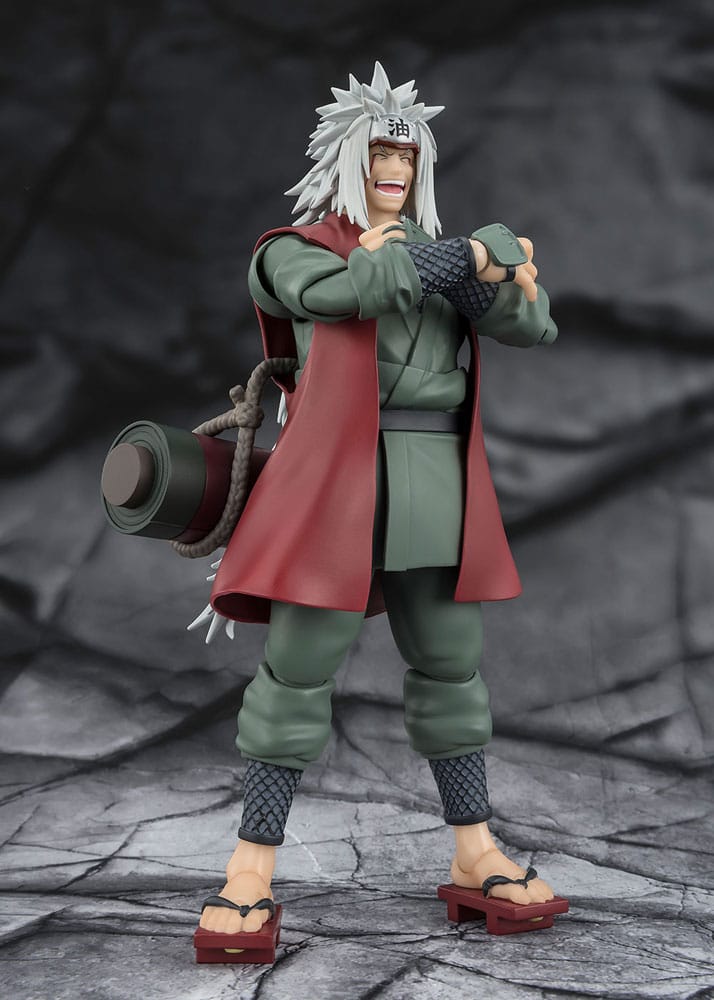 Naruto S.H.Figuarts Actionfigur Jiraiya Hidden Leaf Heroic Master Sage (Sage Mode Set) 17 cm Figmas Yokina