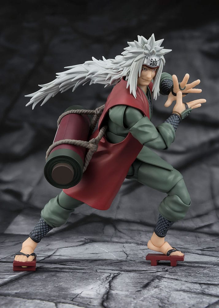 Naruto S.H.Figuarts Actionfigur Jiraiya Hidden Leaf Heroic Master Sage (Sage Mode Set) 17 cm Figmas Yokina