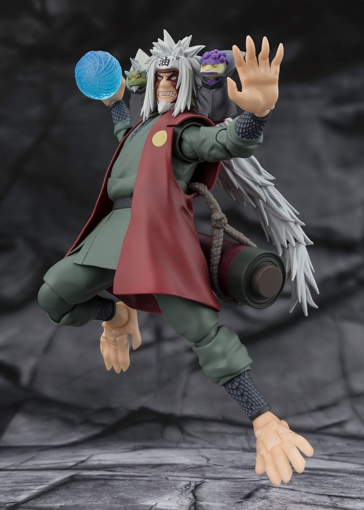 Naruto S.H.Figuarts Actionfigur Jiraiya Hidden Leaf Heroic Master Sage (Sage Mode Set) 17 cm Figmas Yokina