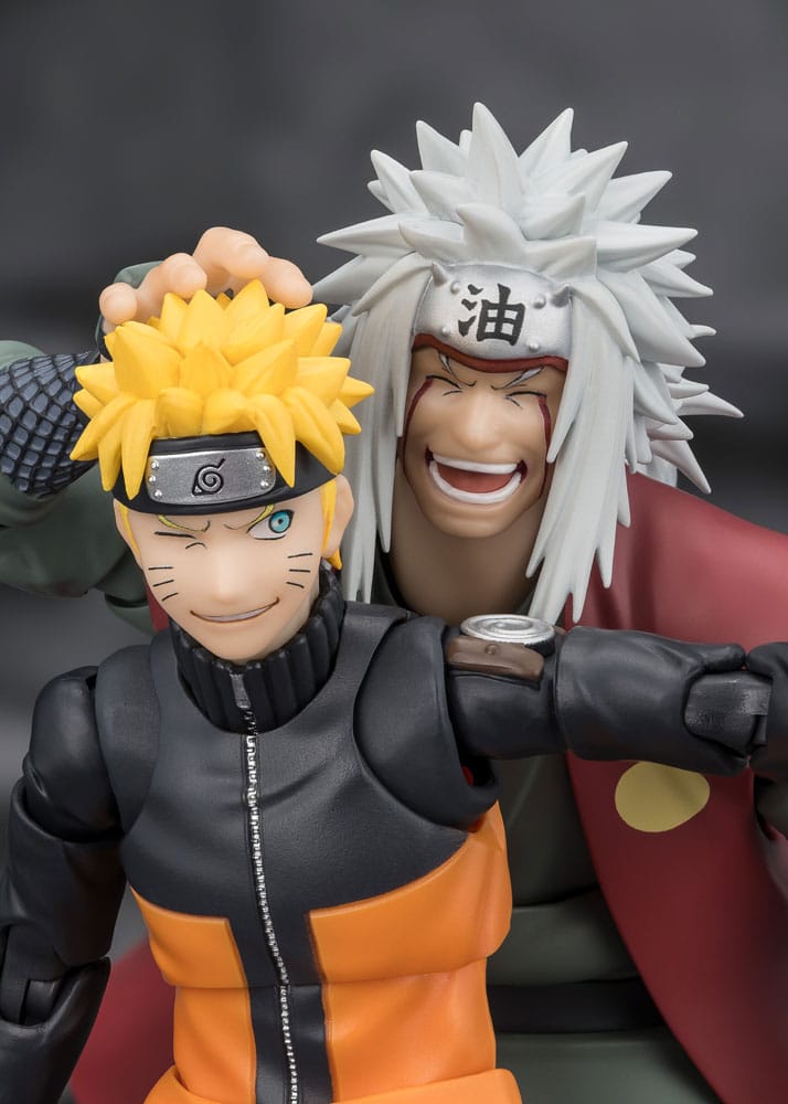Naruto S.H.Figuarts Actionfigur Jiraiya Hidden Leaf Heroic Master Sage (Sage Mode Set) 17 cm Figmas Yokina