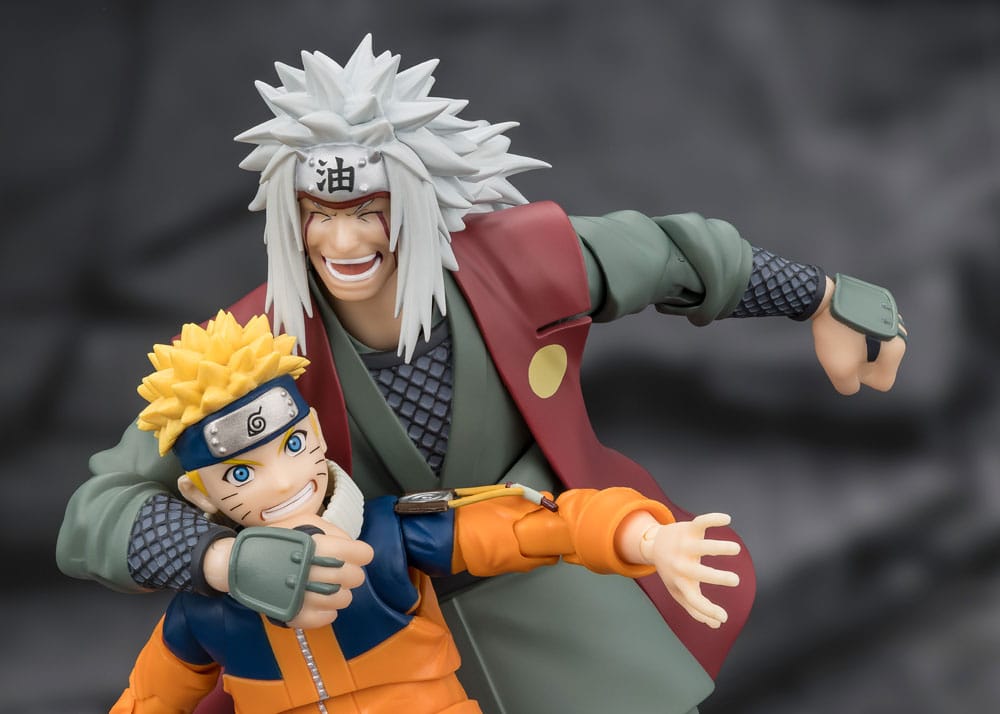 Naruto S.H.Figuarts Actionfigur Jiraiya Hidden Leaf Heroic Master Sage (Sage Mode Set) 17 cm Figmas Yokina