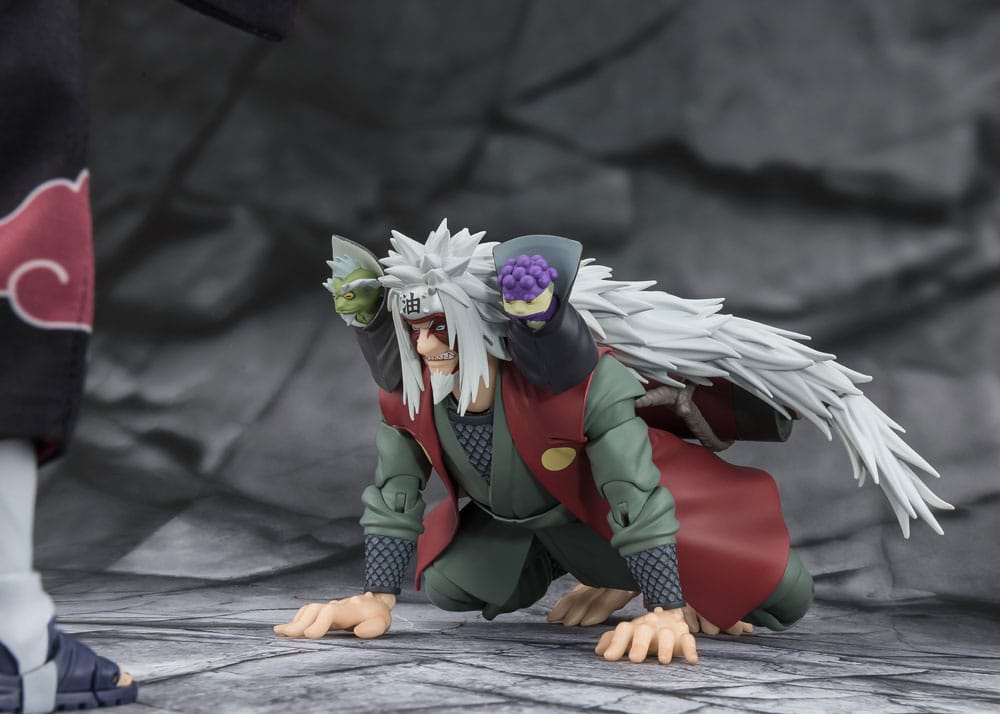 Naruto S.H.Figuarts Actionfigur Jiraiya Hidden Leaf Heroic Master Sage (Sage Mode Set) 17 cm Figmas Yokina