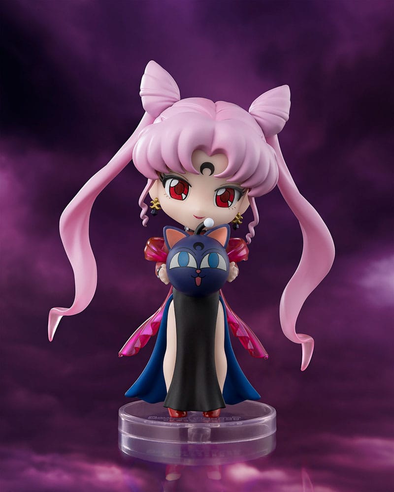 Pretty Guardian Sailor Moon R mini Actionfigur Black Lady 9 cm Figmas Yokina