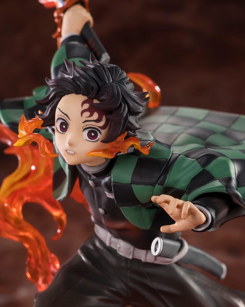 Demon Slayer: Kimetsu no Yaiba FiguartsZERO PVC Statue Kamado Tanjiro (Kyojuro Rengoku's Sword Guard Ver.) 19 cm Prizefiguren Yokina