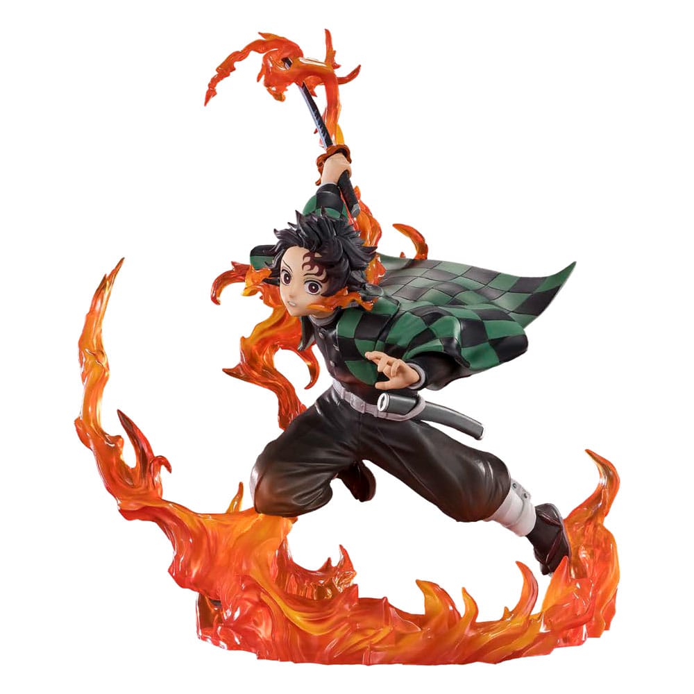 Demon Slayer: Kimetsu no Yaiba FiguartsZERO PVC Statue Kamado Tanjiro (Kyojuro Rengoku's Sword Guard Ver.) 19 cm Prizefiguren Yokina
