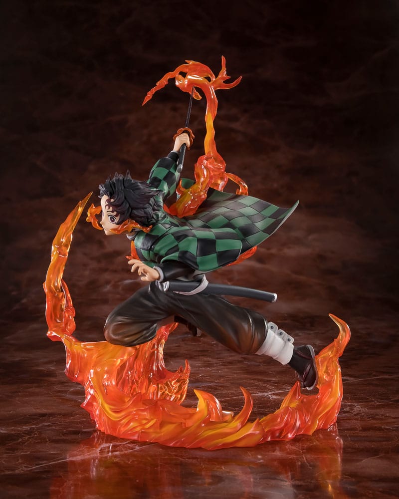 Demon Slayer: Kimetsu no Yaiba FiguartsZERO PVC Statue Kamado Tanjiro (Kyojuro Rengoku's Sword Guard Ver.) 19 cm Prizefiguren Yokina