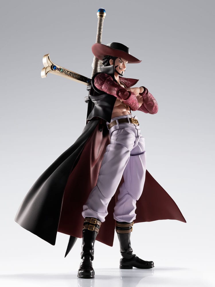 One Piece S.H.Figuarts Actionfigur Dracule Mihawk Hawkeye 17 cm Figmas Yokina