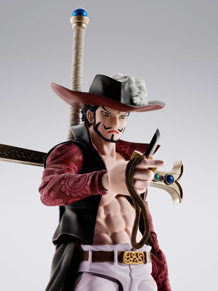 One Piece S.H.Figuarts Actionfigur Dracule Mihawk Hawkeye 17 cm Figmas Yokina