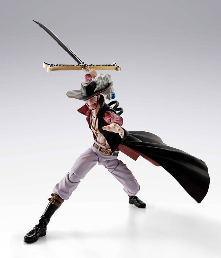 One Piece S.H.Figuarts Actionfigur Dracule Mihawk Hawkeye 17 cm Figmas Yokina