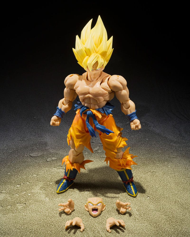 Dragon Ball Z S.H. Figuarts Actionfigur Super Saiyan Son Goku Legendary Super Saiyan (Best Selection) 15 cm Figmas Yokina