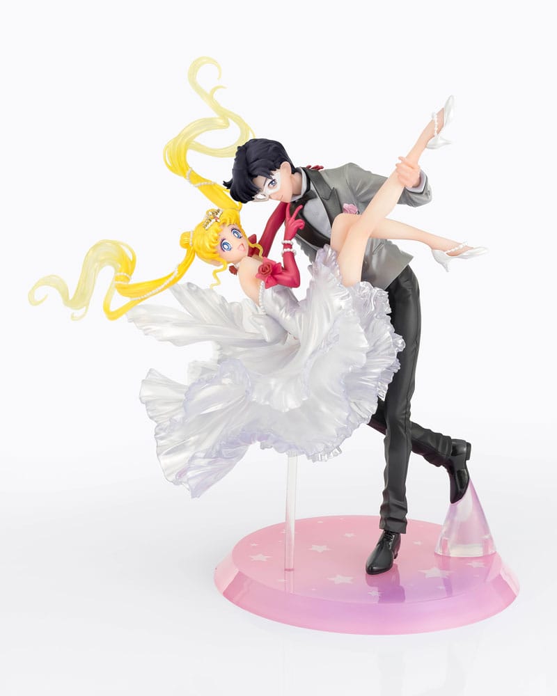Sailor Moon FiguartsZERO Chouette PVC Statue Usagi & Tuxedo Mask Moonlight Glow Edition 24 cm Prizefiguren Yokina