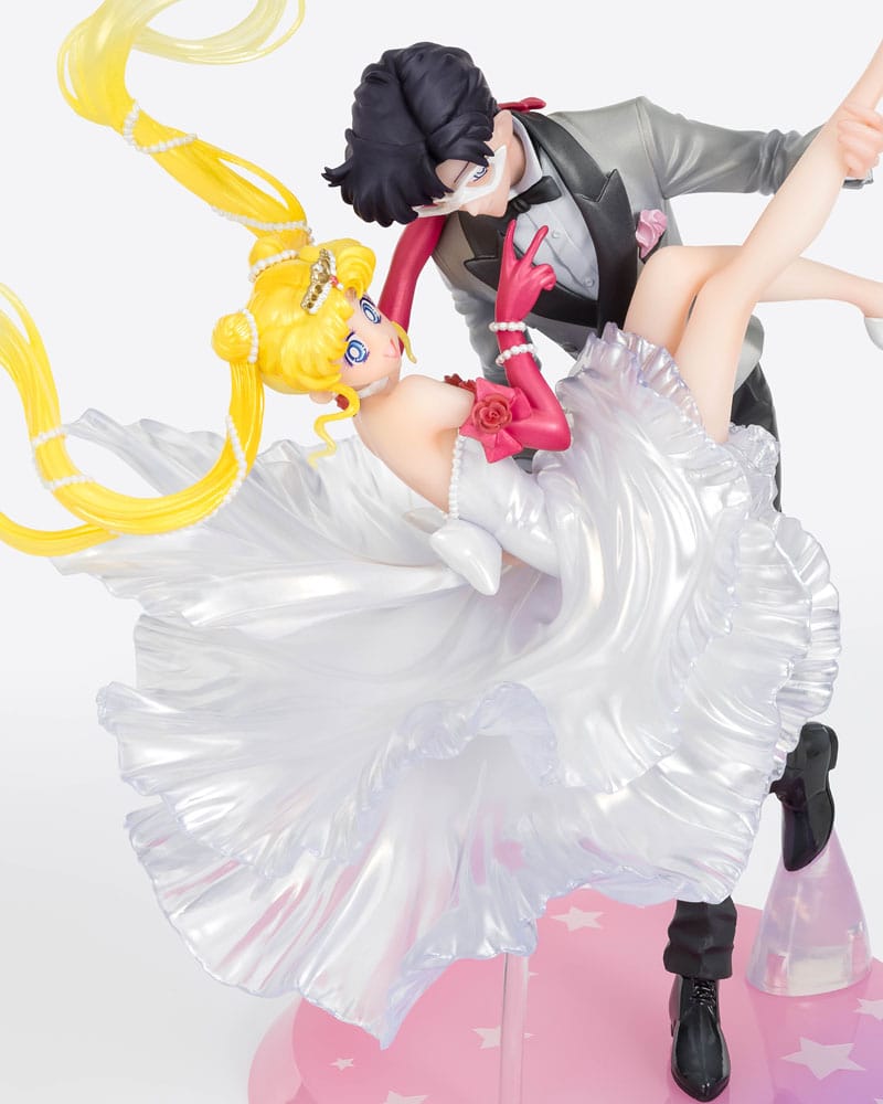 Sailor Moon FiguartsZERO Chouette PVC Statue Usagi & Tuxedo Mask Moonlight Glow Edition 24 cm Prizefiguren Yokina