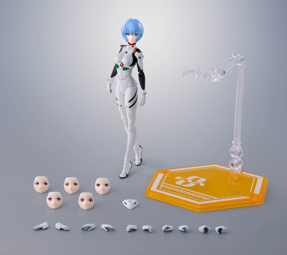 Neon Genesis Evangelion S.H.Figuarts Actionfigur Rei Ayanami 14 cm Figmas Yokina